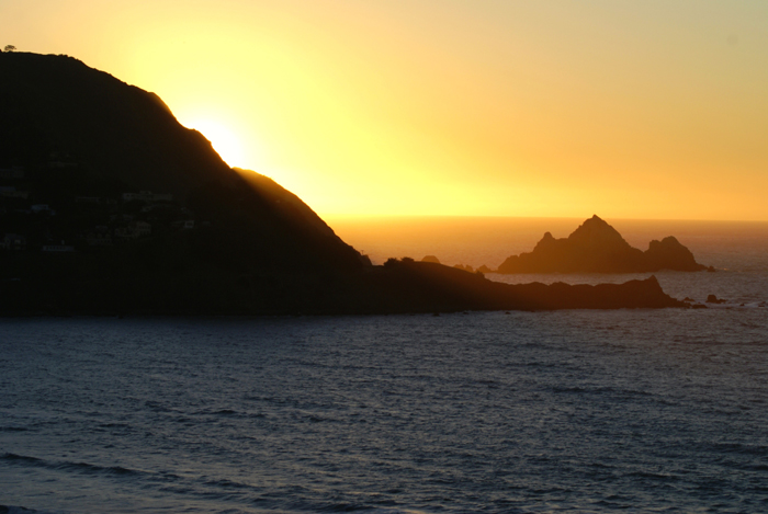 Beach Sunset in San Mateo County